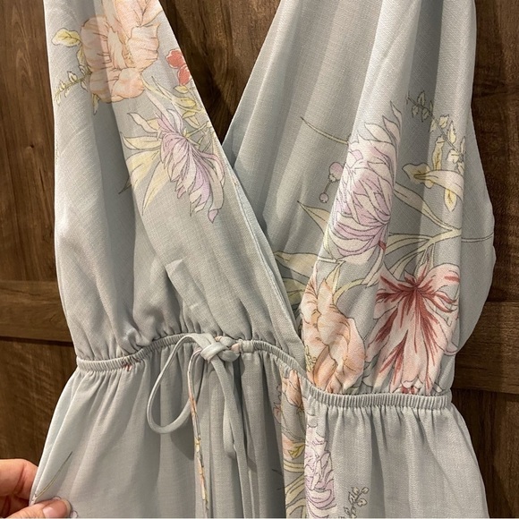 NWT Lulus Endless Vacay Surplice Maxi Dress Large - Picture 6 of 15